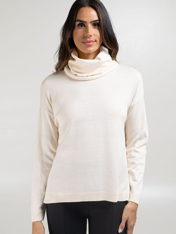 Blusa Ampla Manga Longa Gola Boba