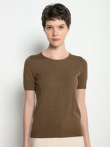 Blusa Manga Curta Básica Viscose