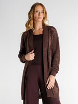 Cardigan Texturizado Losangos Algodão